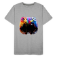 Controller Grafitti - Männer Premium Bio T-Shirt - Grau meliert