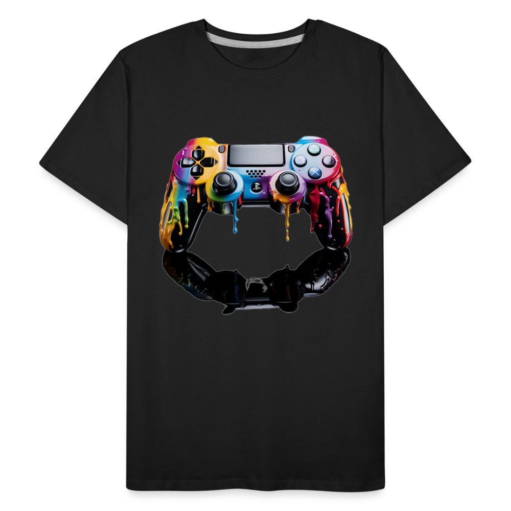 Controller Grafitti - Männer Premium Bio T-Shirt - Schwarz