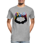 Controller Grafitti - Männer Premium Bio T-Shirt - Grau meliert