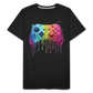 Controller Grafitti - Männer Premium Bio T-Shirt - Schwarz