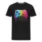 Controller Grafitti - Männer Premium Bio T-Shirt - Schwarz