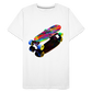 Skateboard Grafitti - Männer Premium Bio T-Shirt - Weiß