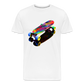 Skateboard Grafitti - Männer Premium Bio T-Shirt - Weiß