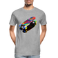 Skateboard Grafitti - Männer Premium Bio T-Shirt - Grau meliert