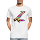 Skateboard Grafitti - Männer Premium Bio T-Shirt - Weiß