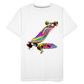 Skateboard Grafitti - Männer Premium Bio T-Shirt - Weiß