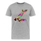 Skateboard Grafitti - Männer Premium Bio T-Shirt - Grau meliert