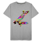 Skateboard Grafitti - Männer Premium Bio T-Shirt - Grau meliert