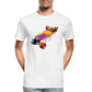 Skateboard Grafitti - Männer Premium Bio T-Shirt - Weiß