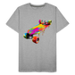 Skateboard Grafitti - Männer Premium Bio T-Shirt - Grau meliert