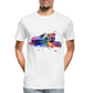 Sportwagen Grafitti - Männer Premium Bio T-Shirt - Weiß