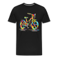 Bike Grafitti - Männer Premium Bio T-Shirt - Schwarz