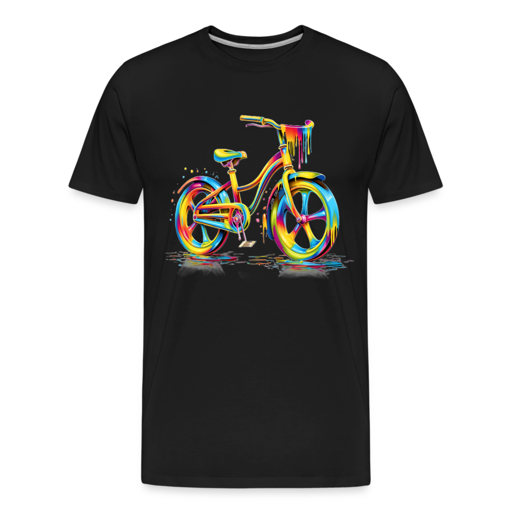 Bike Grafitti - Männer Premium Bio T-Shirt - Schwarz