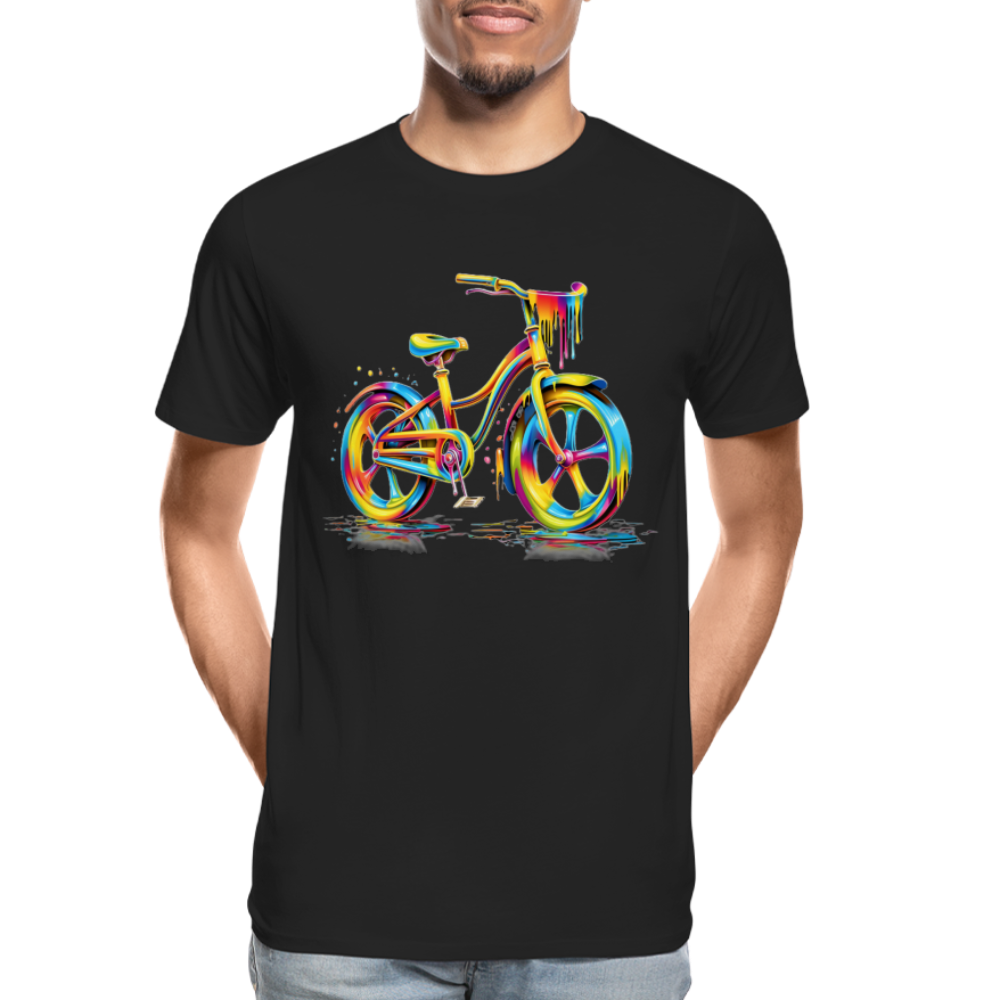 Bike Grafitti - Männer Premium Bio T-Shirt - Schwarz