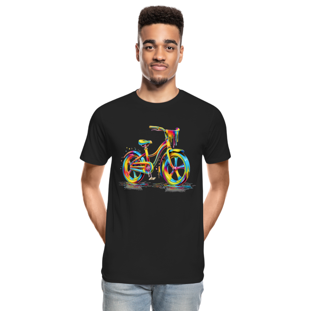 Bike Grafitti - Männer Premium Bio T-Shirt - Schwarz