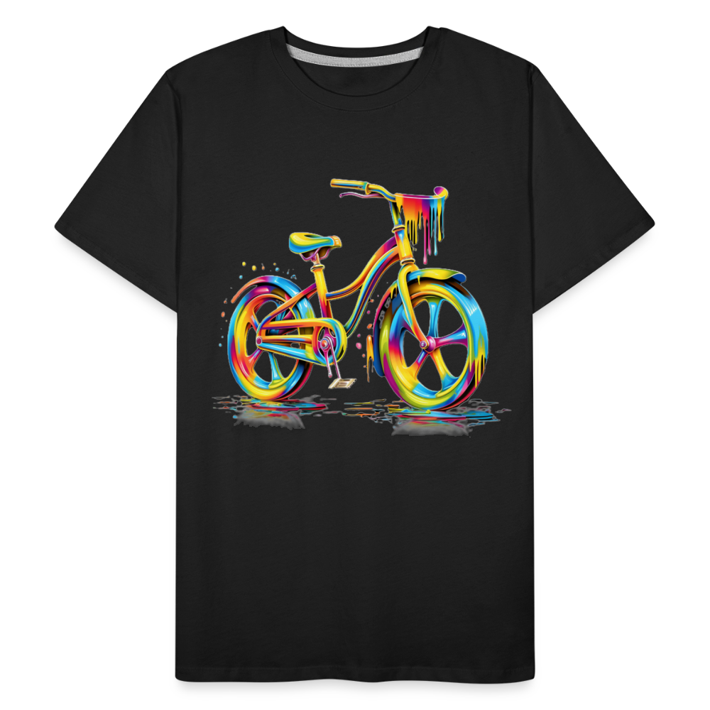 Bike Grafitti - Männer Premium Bio T-Shirt - Schwarz