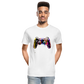 Controller Grafitti - Männer Premium Bio T-Shirt - Weiß