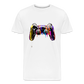 Controller Grafitti - Männer Premium Bio T-Shirt - Weiß