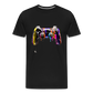 Controller Grafitti - Männer Premium Bio T-Shirt - Schwarz