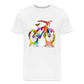 Bike Grafitti - Männer Premium Bio T-Shirt - Weiß
