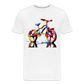 Bike Grafitti - Männer Premium Bio T-Shirt - Weiß