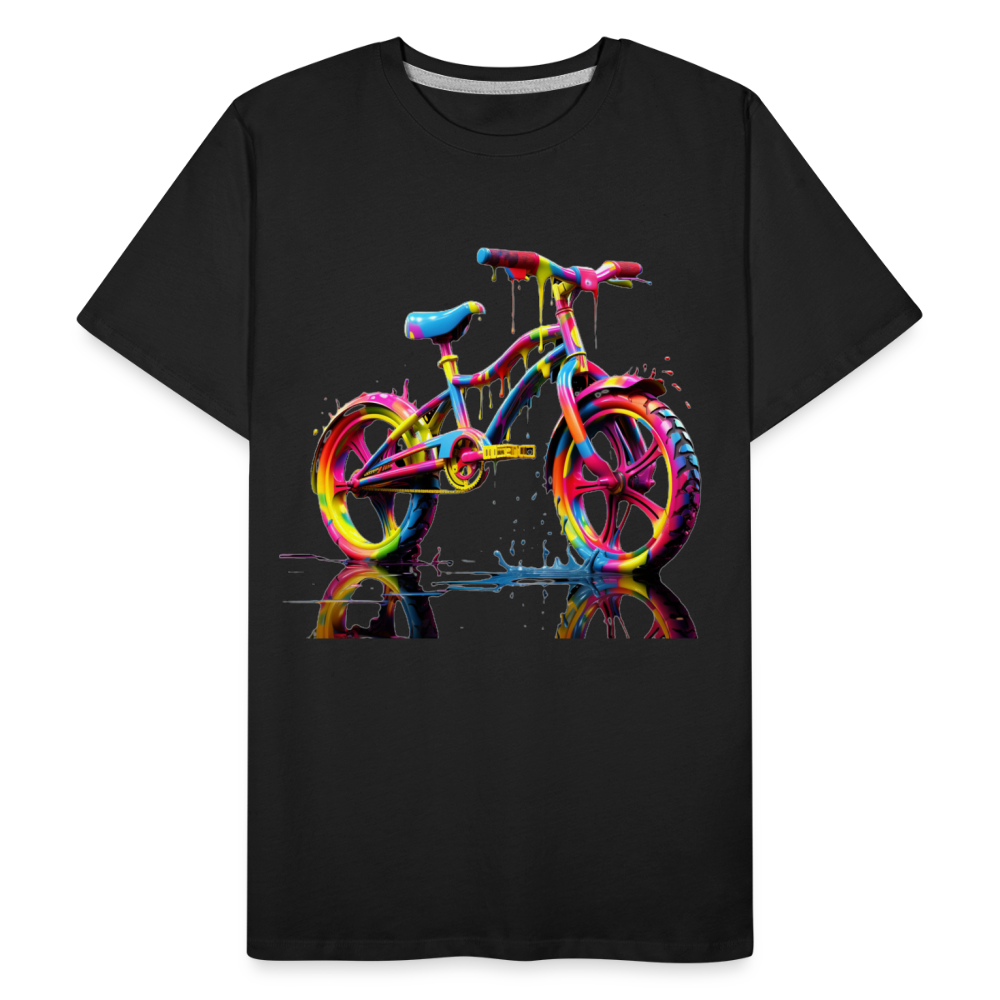 Bike Grafitti - Männer Premium Bio T-Shirt - Schwarz