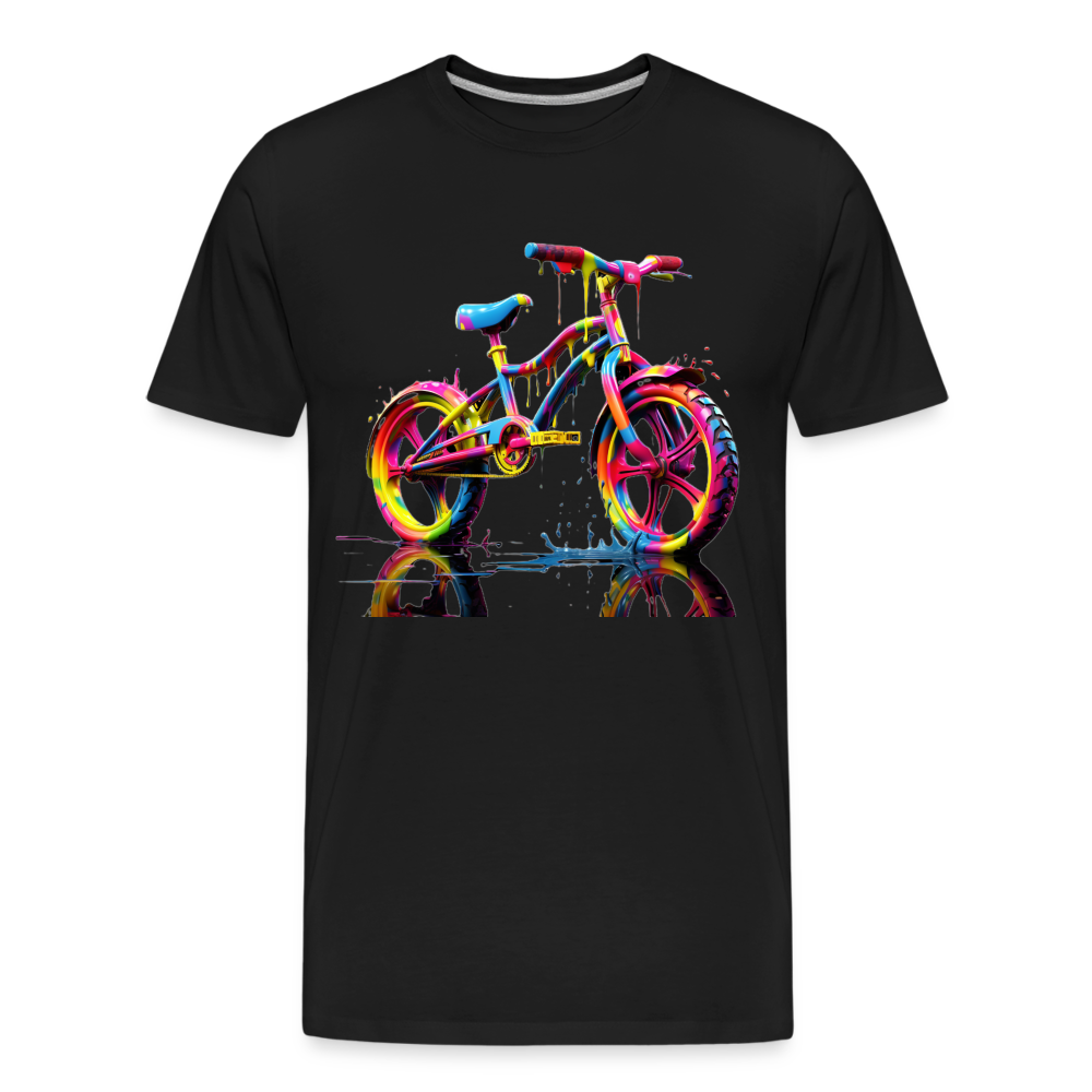 Bike Grafitti - Männer Premium Bio T-Shirt - Schwarz