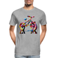 Bike Grafitti - Männer Premium Bio T-Shirt - Grau meliert