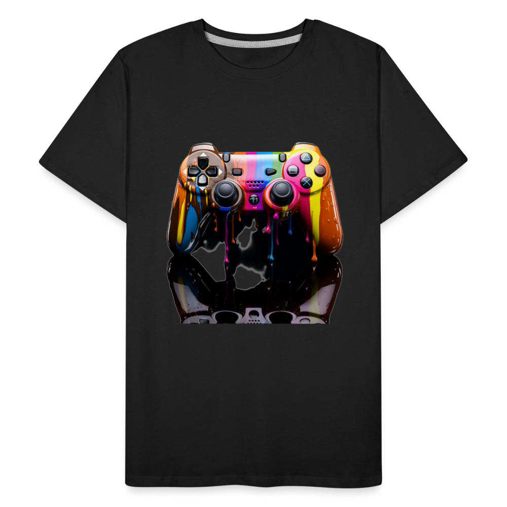 Controller Grafitti - Männer Premium Bio T-Shirt - Schwarz