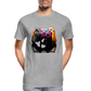 Controller Grafitti - Männer Premium Bio T-Shirt - Grau meliert