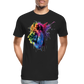 Löwe Grafitti - Männer Premium Bio T-Shirt - Schwarz