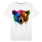 Grizzly Grafitti - Männer Premium Bio T-Shirt - Weiß