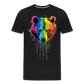 Grizzly Grafitti - Männer Premium Bio T-Shirt - Schwarz