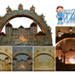 3D LED Holz Schwibbogen 43 cm x 30 cm x 12 cm Schloss Moritzburg